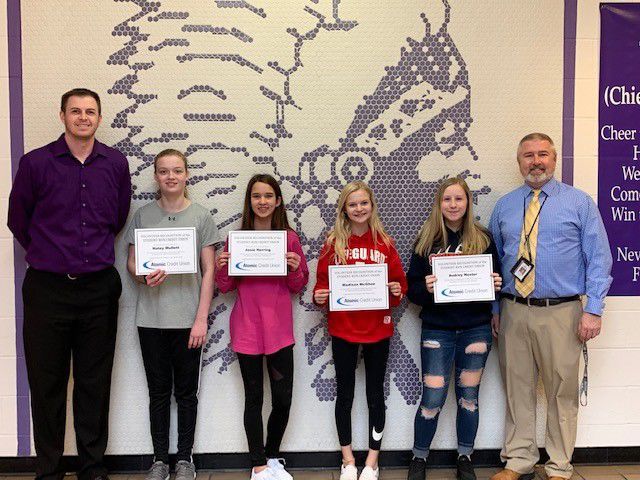 Multiple students named Volunteers of the Month